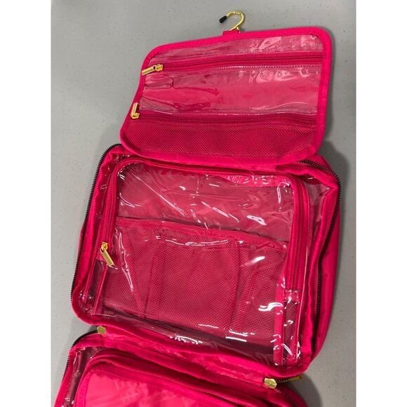 Joy Eco Luxe World Traveler Light and Chic Toiletry Case Hot Pink Organizer NEW - Picture 7 of 8